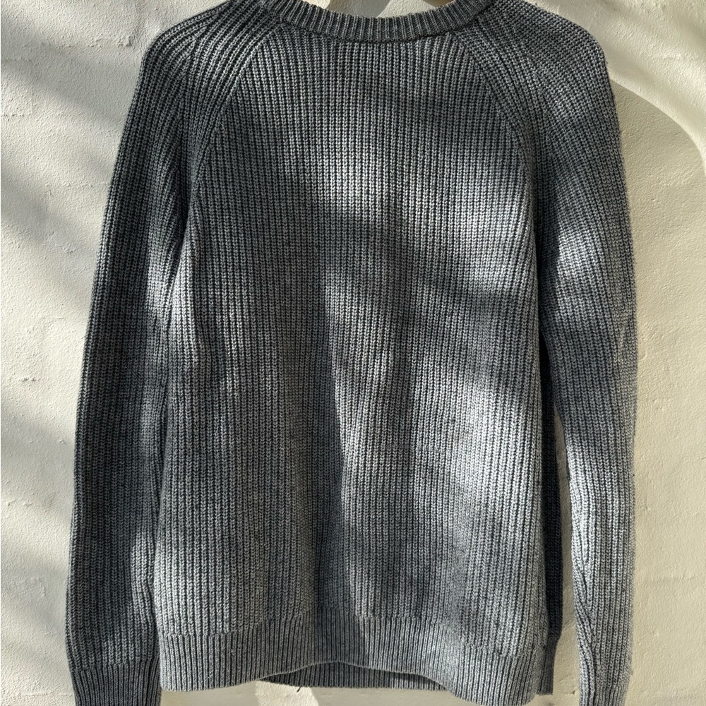 Men's Simple Cable-knit H&M Gray Sweater